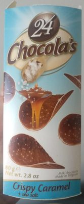 HAMLET 24 CHOCO LISTICI BELG.COKOLADA CARAMEL 80gr