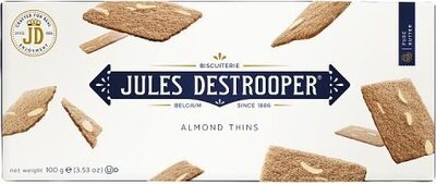 KEKS ALMOND THINS 100GR JULES DESTROOPER