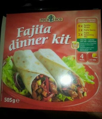 DINER KIT FAJITA 505 G POCO LOCO
