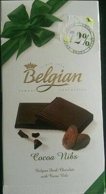 ČOKOLADA CRNA SA KAKAO LJUSPICAMA BELGIAN 100G