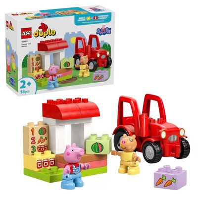 LEGO DUPLO PEPPA PIG TRAKTOR I TRZNICA