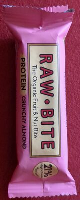BAR ORGANSKI CRUNCHY BADEM RAW BITE 45G
