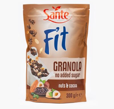 MUESLI SANTE 300G GRANOLA FIT KAKAO/ORAŠASTI PLODOVI -12/1-