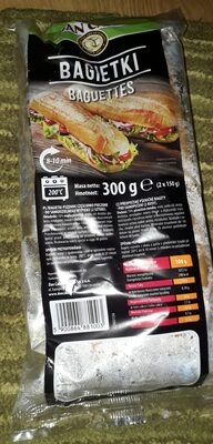 BAGUETTE POLUPECENI 2 KOM 300 G DAN CAKE