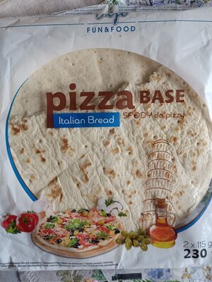 PIZZA BAZA 2X24cm