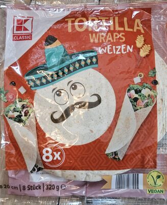 KLC.pšenična Tortille 8x20cm 320 g