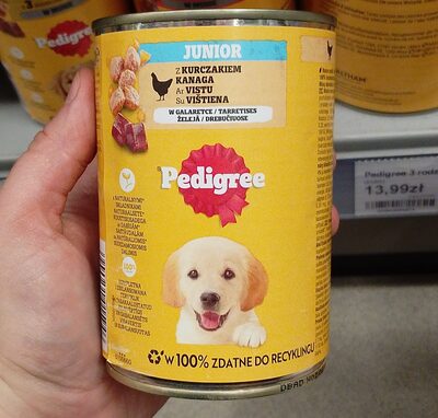 PEDIGRE 400g JUNIOR PILETINA U ŽELEU