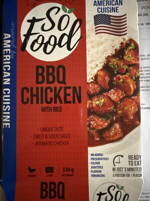 BBQ PILETINA S RIŽOM 330 g