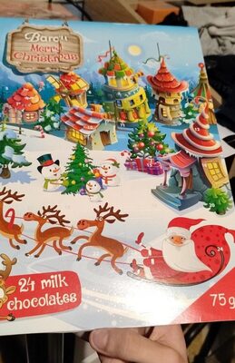 BOŽ.ADVENTSKI KALENDAR ČOKOLADNI 75g