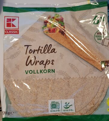 KLC.Tortilje integralne 6/1 370g vg.