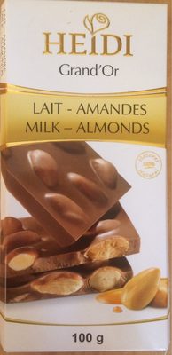 COKOLADA GRANDOR MLIJECNA S BADEMOM 100 G HEIDI