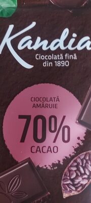 ČOKOLADA KANDIA 70% KAKAO 80G