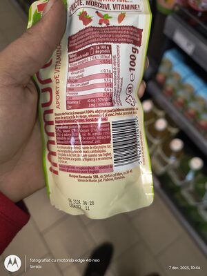 VOĆNI DEZERT IMMUNO MUS MALINA ŠIPAK TEDI 100G