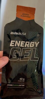 BioTechUSA Energy Gel okus naranče 40g