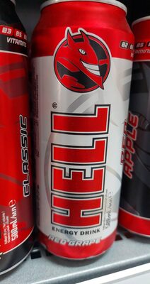 HELL ENERGY DRINK RED GRAPE 500ml