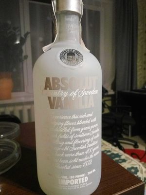 *VODKA ABSOLUT 0.70L VANILIA-12/1-