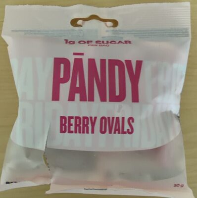 GUM BOMBON BERRY OVALS BŠ 50 g PANDY