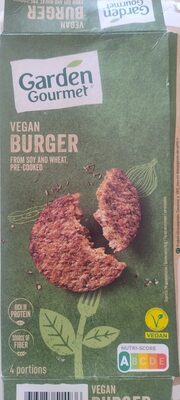 BURGER VEGAN SNTL 300G GARDEN GOURM