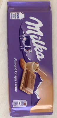 MILKA ALMOND CRISPY CREME 90g
