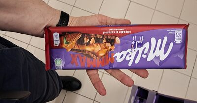 MILKA 300G ALMOND CARAMEL