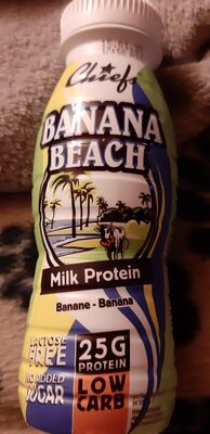 Chiefs Protein Milk Drink Banana Beach 330ml