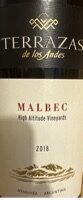 VINO TERRAZAS MALBEC 0,75 L