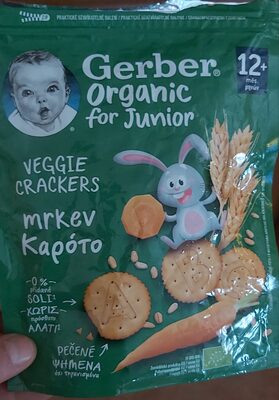 Gerber Organic krekeri mrkva 100 g