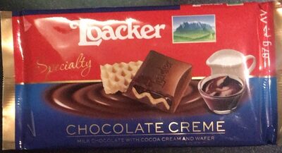 ČOKOLADA MLEČNA CREM KAKAO LOACKER 87G