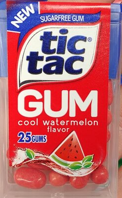 ŽVAKE TIC TAC WATERMELON T25 12.1G