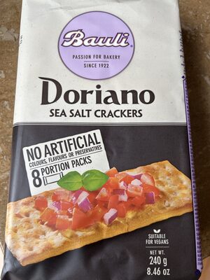 Bauli Doriano Sea Salt Crackers 240g