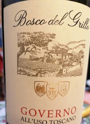 VINO IGT BOSCO DEL GRILLO ROSSO TOSCANA GOVERNO 13% 0,75 L