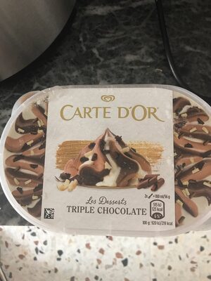 SLADOLED TRIPLE CHOCO 900 ml CDO