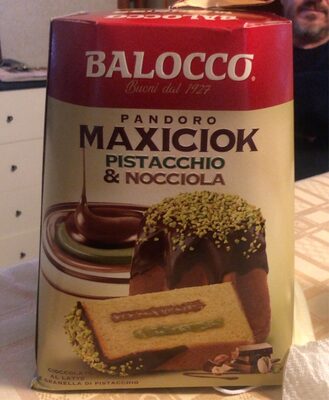 PANETTONE MAXICIOK PISTACIJA LJESNJAK 800 G BALOCCO
