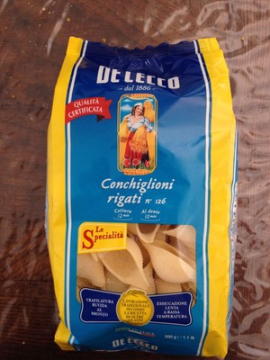 TJEST CONCHIGLIONI RIGATI br. 126 500G DE CECCO -24/1-