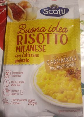 RIŽOT ALLA MILANESE S CARNAROLI RIŽOM 210 g NIKAS
