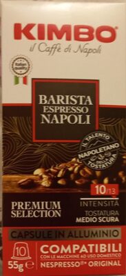 KAVA BARISTA NAPOLI KAPSULE 55 G KIMBO