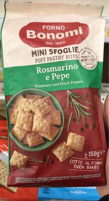KEKSI RUZMARIN CRNI PAPAR 150 G BONOMI