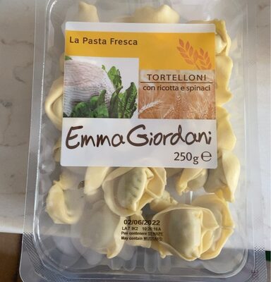 TORTELLONI SA SPINATOM I RICCOTOM 250 G EMMA GIORDANI