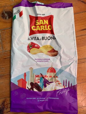 ČIPS PAPRIKA SAN CARLO 150 g