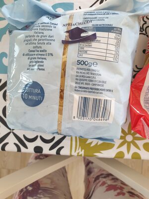 TESTENINE CONAD FARFALLE NO.265 500G