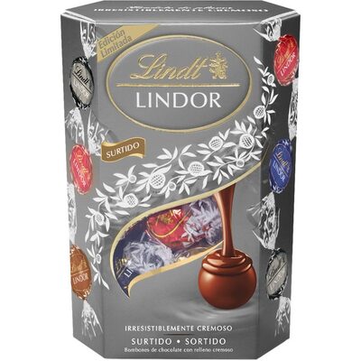 BOMBONIJERA LINDOR CORNET XMASS 200 G