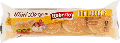ZEMICKE MINI BURGER SUSAM 200GR ROBERTO