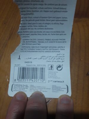 CARIOCA LJEPILO U STICKU 20 G