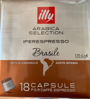 N-KAVA ILLY MLJEVENA SREDNJE PRŽENA IZ BRAZILA 18 ESPRESSO KAPSULA 120.6G -6/1- SOFT ILCIH18BS120