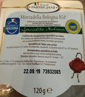MORTADELA BOLOGNA IGP 120g NAR
