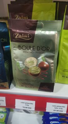 PRALINE BOULE D OR PISTAC 144G ZAIN