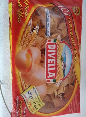 PAPPARDELLE UOVO (101) 500 GR (12) DIVELLA (IT)
