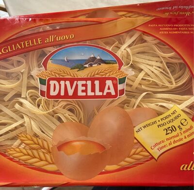 TAGLIATELLE UOVO MS (111)250 GR (20) DIVELLA (IT),