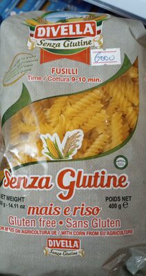 FUSILLI MAIS/RISO 400 GR (12) DIVELLA (IT)
