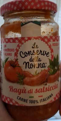 CONSERVE DELLA NONNA SAUSAGE RAGOUT 190 G